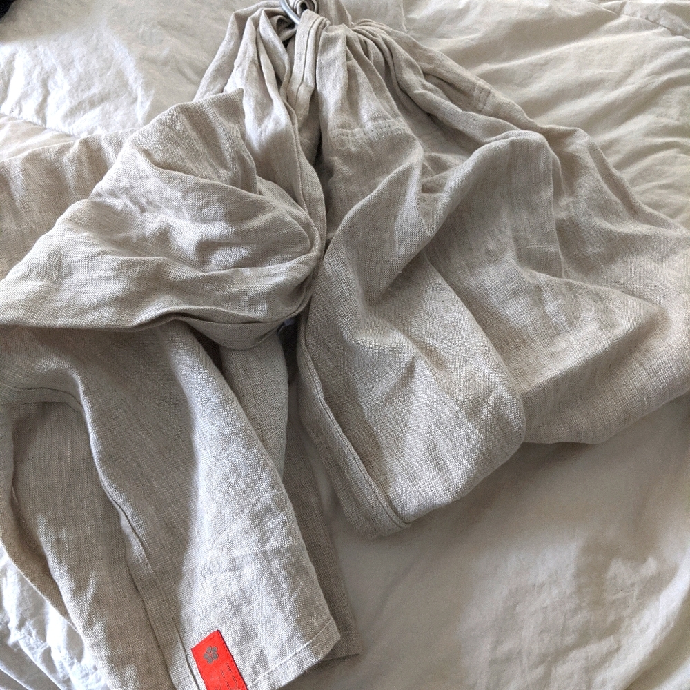 Sakura Bloom Baby Sling Linen